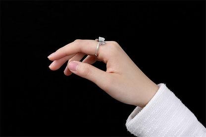 Majestic Rose Silver Ring