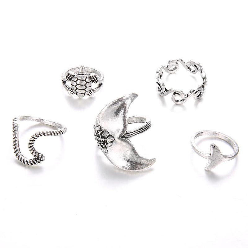 Ocean Spirit Ring Set