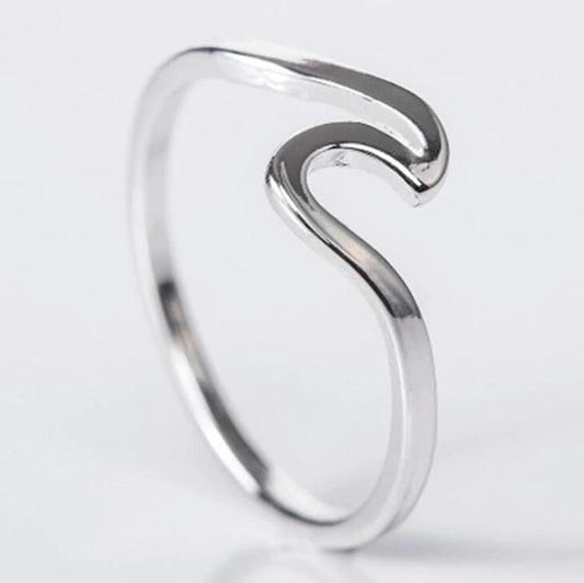 Ocean Summer Wave Ring