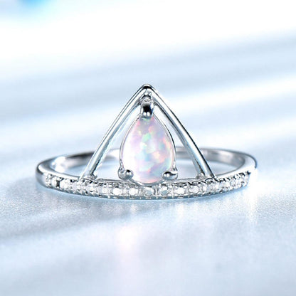 Rainbow Opal Fairy Ring