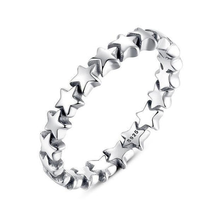 Stars Silver Ring