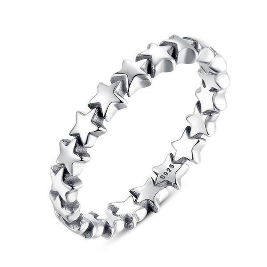 Stars Silver Ring