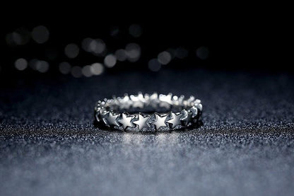 Stars Silver Ring