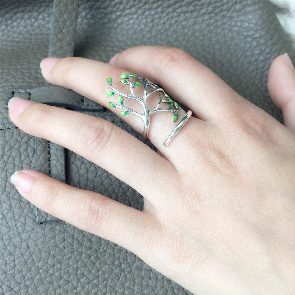 Tree Wrap Silver Ring