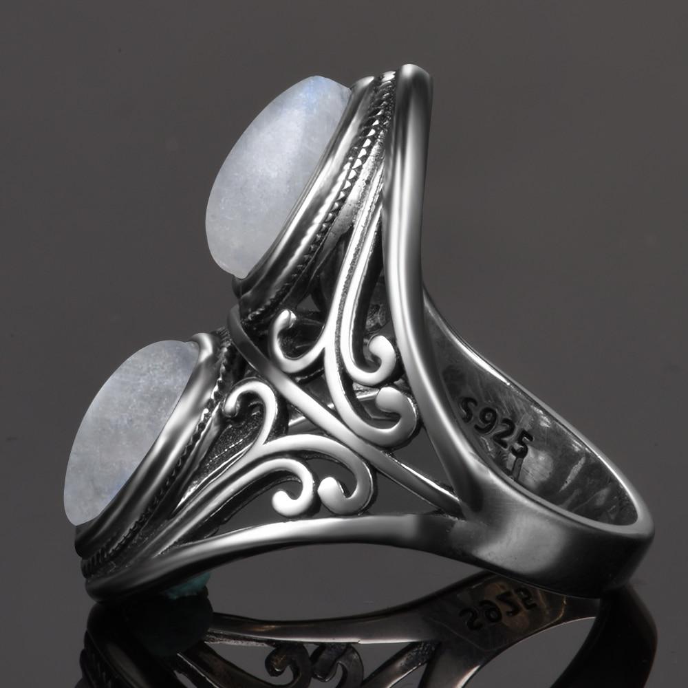 Victorian Goddess Moonstone Ring