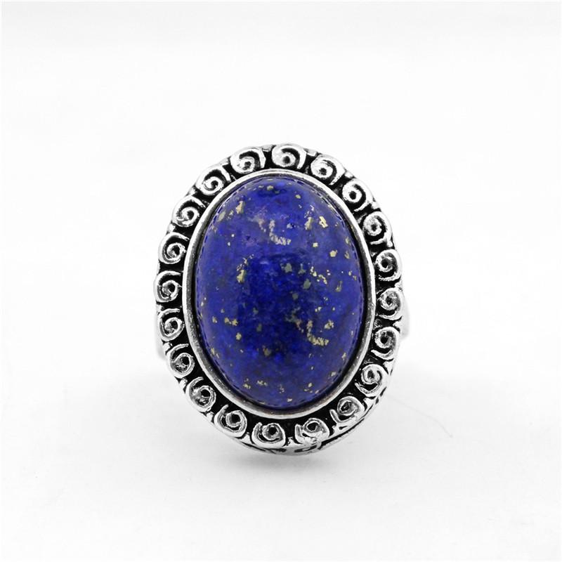 Style Oval Lapis Lazuli Ring
