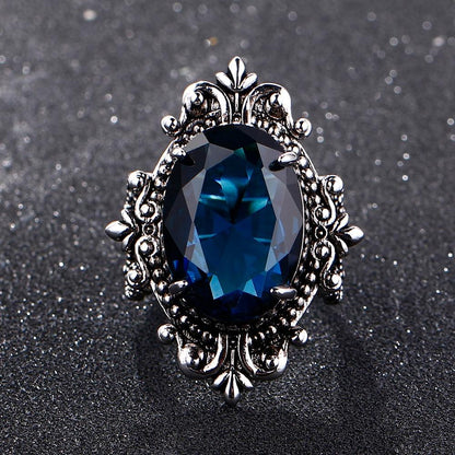 Style Sapphire Silver Ring