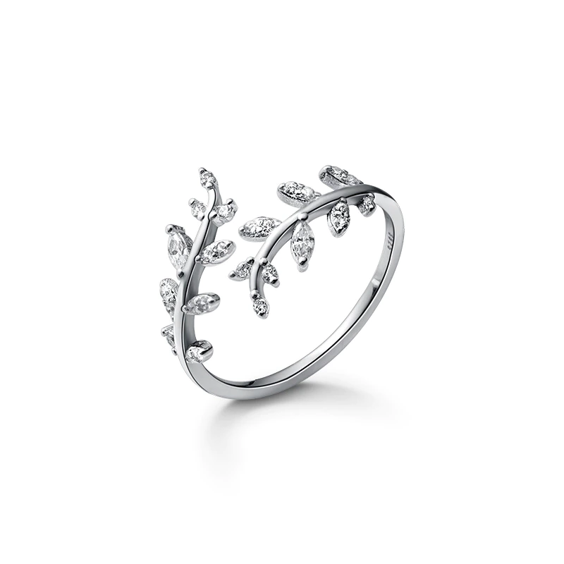 Majestic Vines Silver Ring