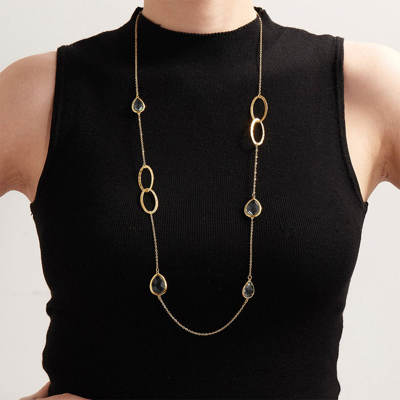 Clarity Link Long Necklace