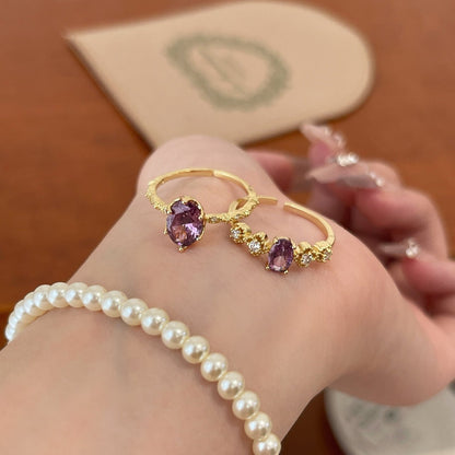 Rococo Amethyst Ring