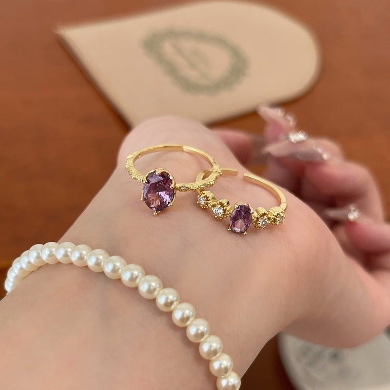 Rococo Amethyst Ring