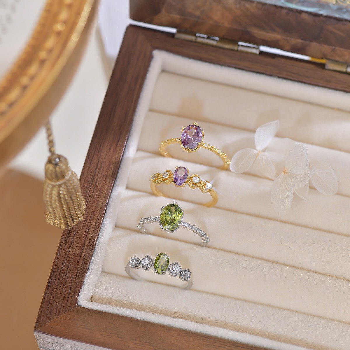 Rococo Amethyst Ring