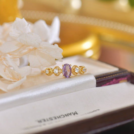 Rococo Amethyst Ring