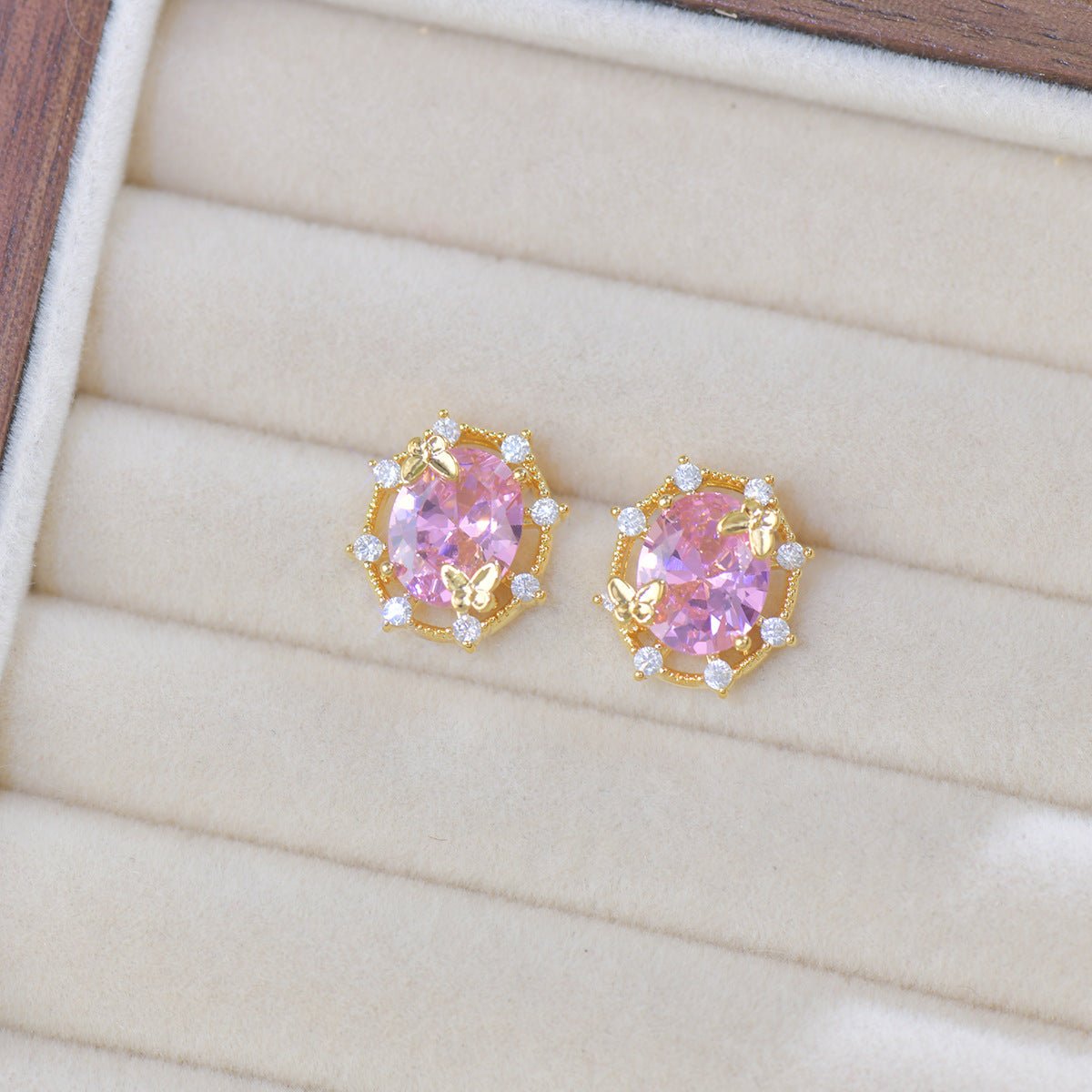 Rosaline Butterfly Stud Earrings