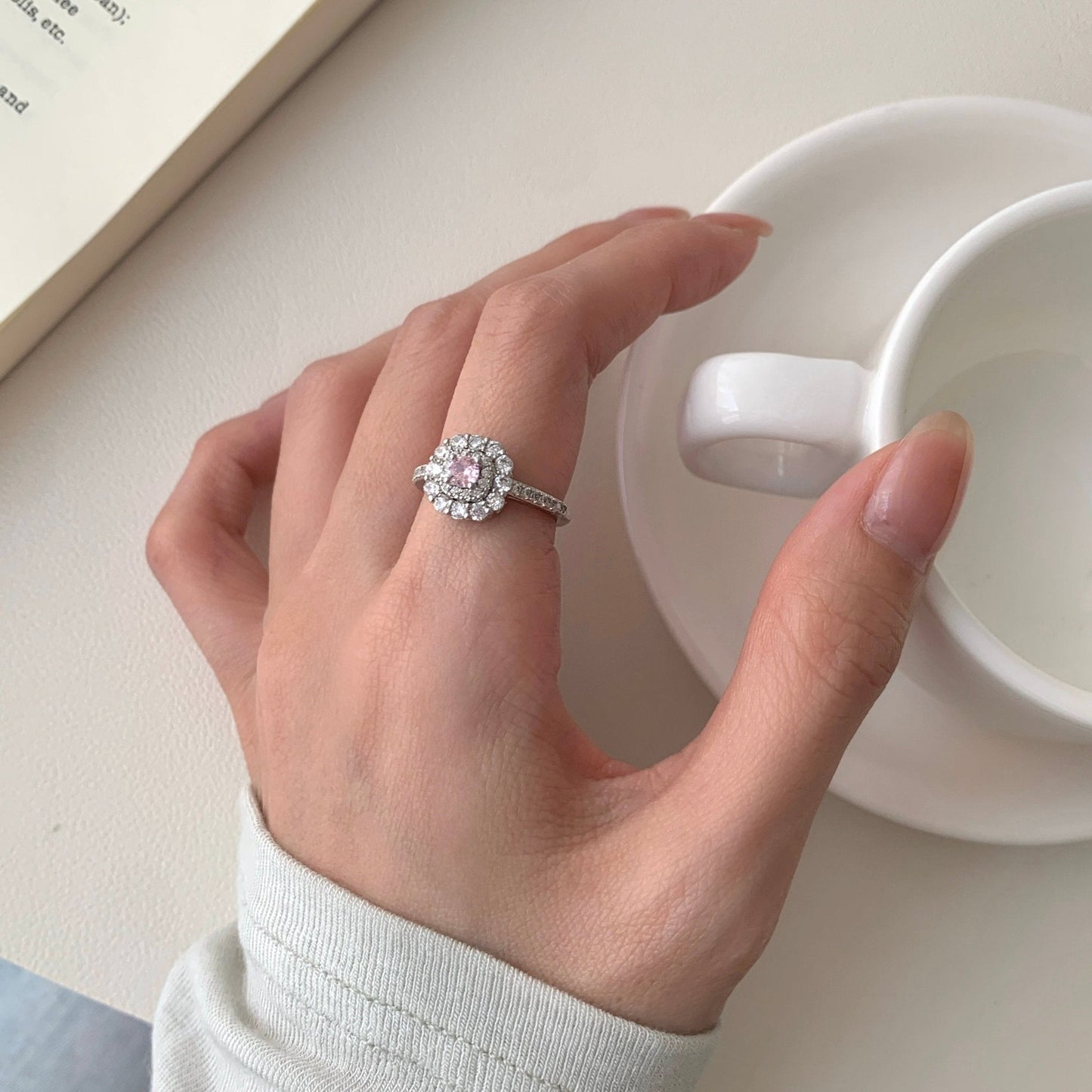 Rosaline Halo Ring
