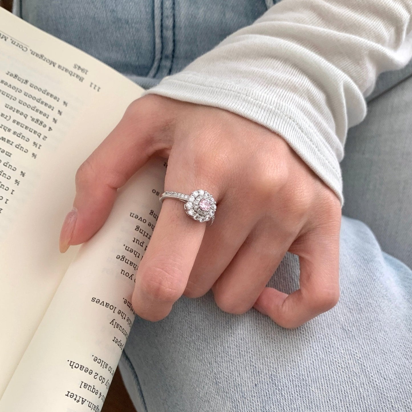 Rosaline Halo Ring