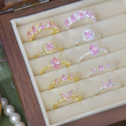 Rosaline Trilogy Ring in Silver