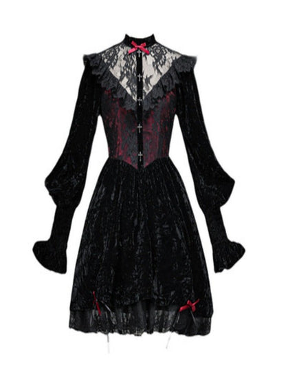 Gothic Lolita Velvet Dress