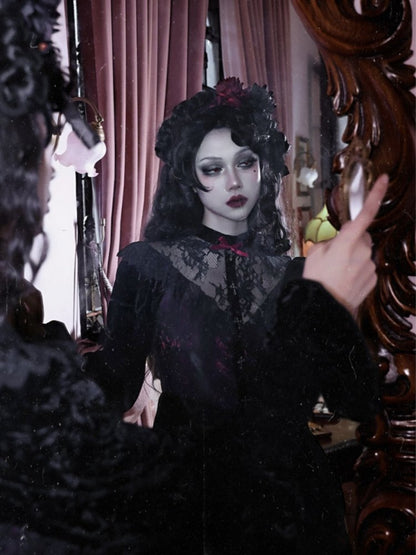 Gothic Lolita Velvet Dress