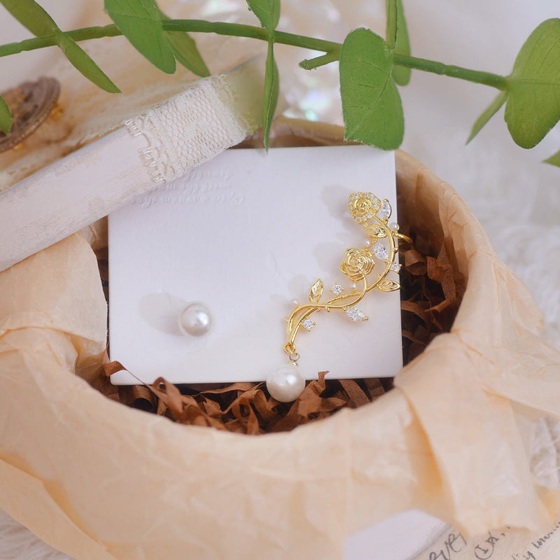 [] Rose Climber Earrings