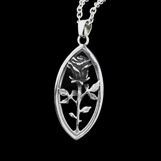 Rose Marquise Pendant