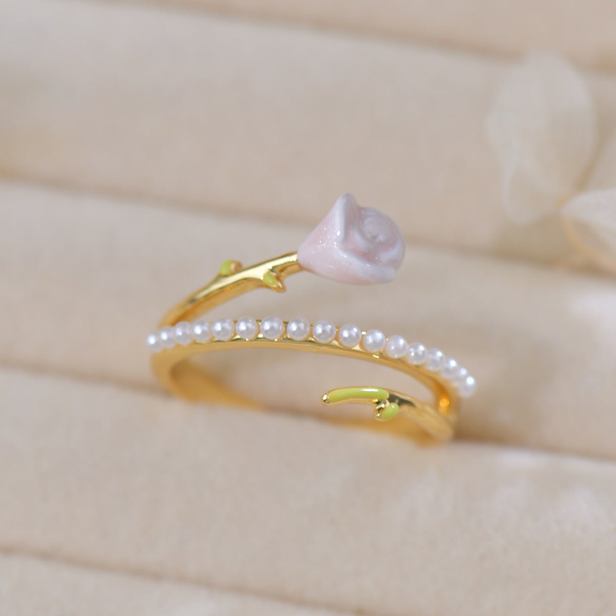 Rose Pearl Ring