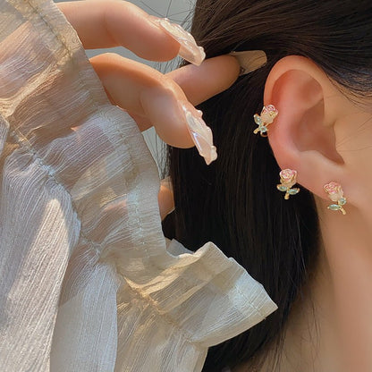Rose Stud Earrings