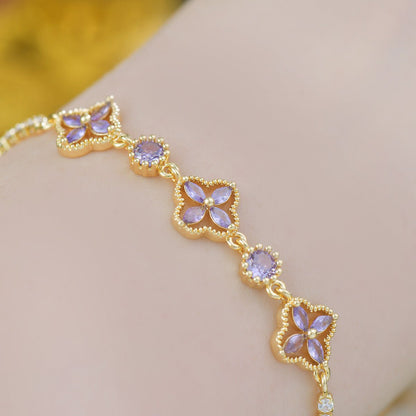 Rosisela Bracelet in Purple