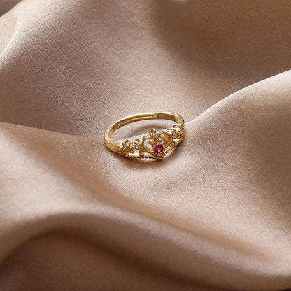 [sample ] Royal Crown Ring (3 Colors)