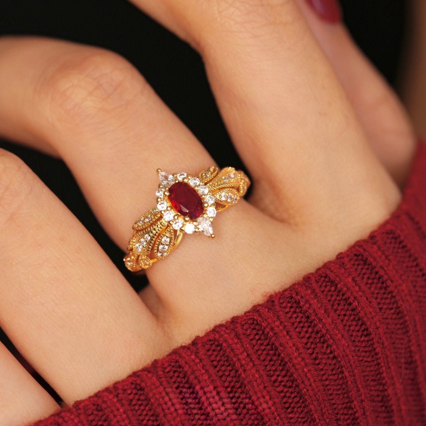Ruby Allure Ring