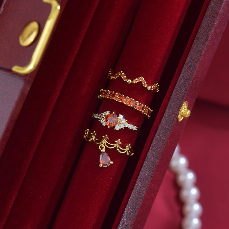 Scarlet Coronette Ring