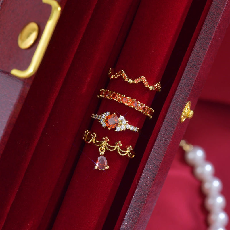 Scarlet Coronette Ring
