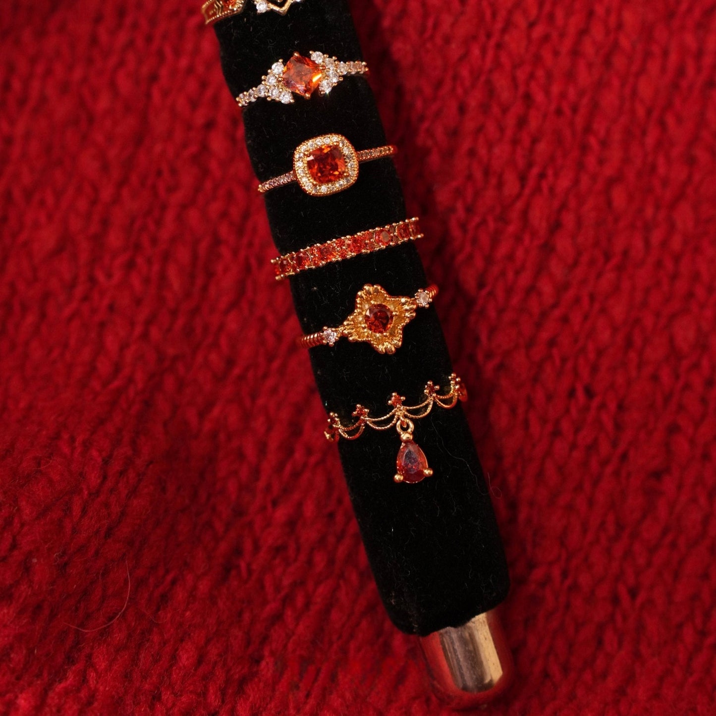 Scarlet Coronette Ring