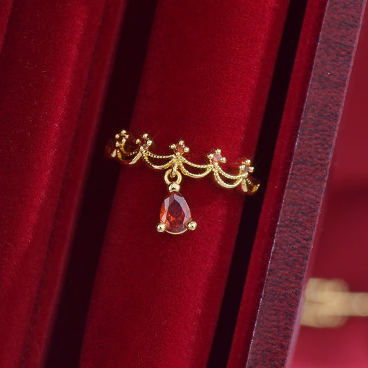 Scarlet Coronette Ring