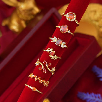 Scarlet Prima Ring