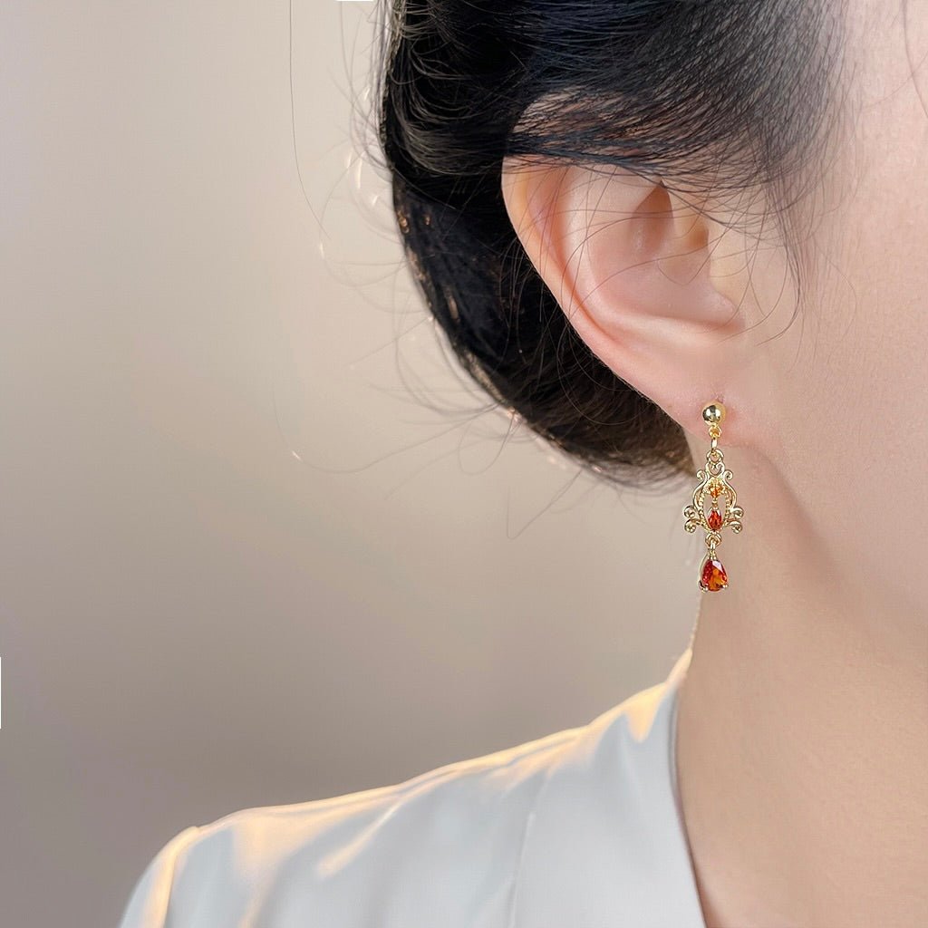 Scarlet Renaissance Earrings