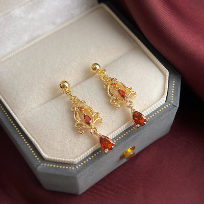 Scarlet Renaissance Earrings