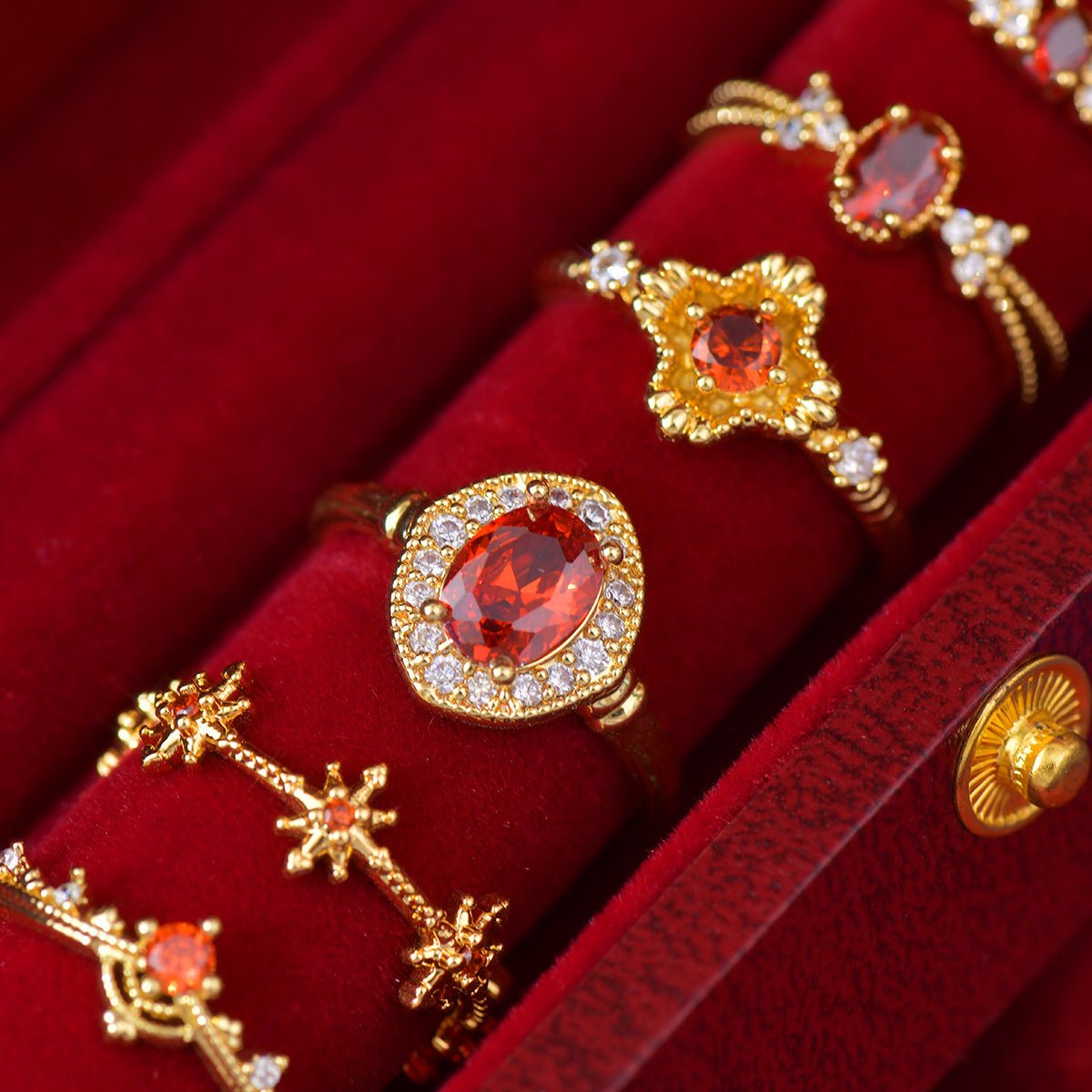 Scarlet Solenne Ring