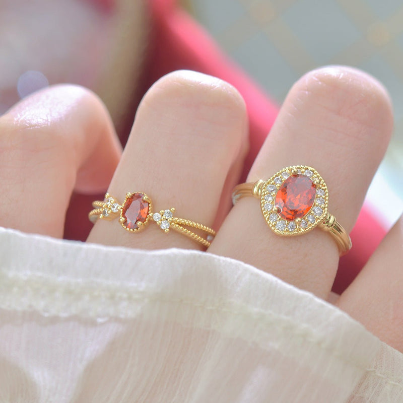Scarlet Solenne Ring