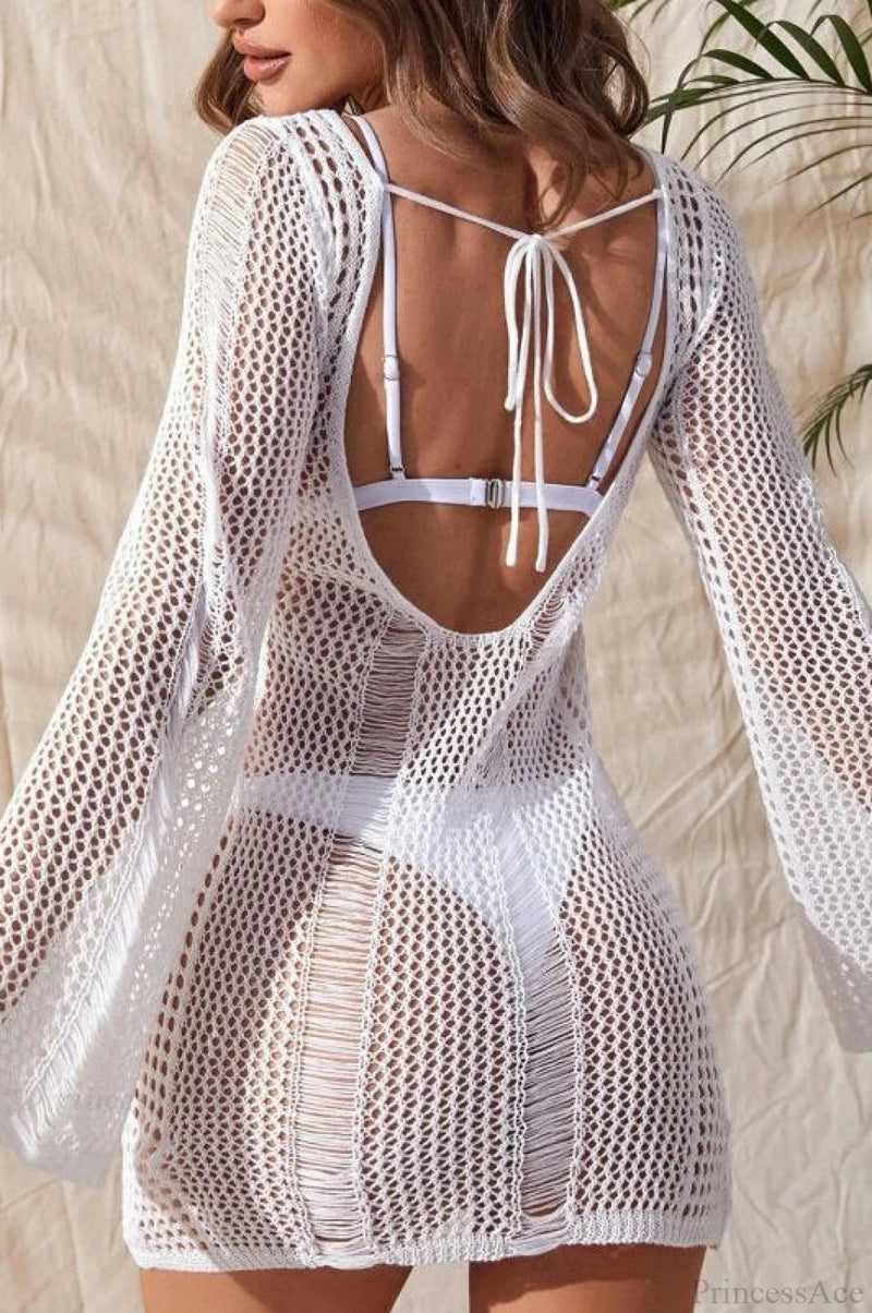 Sheer Chiffon V-neck Blouse