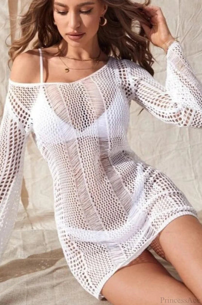 Sheer Chiffon V-neck Blouse