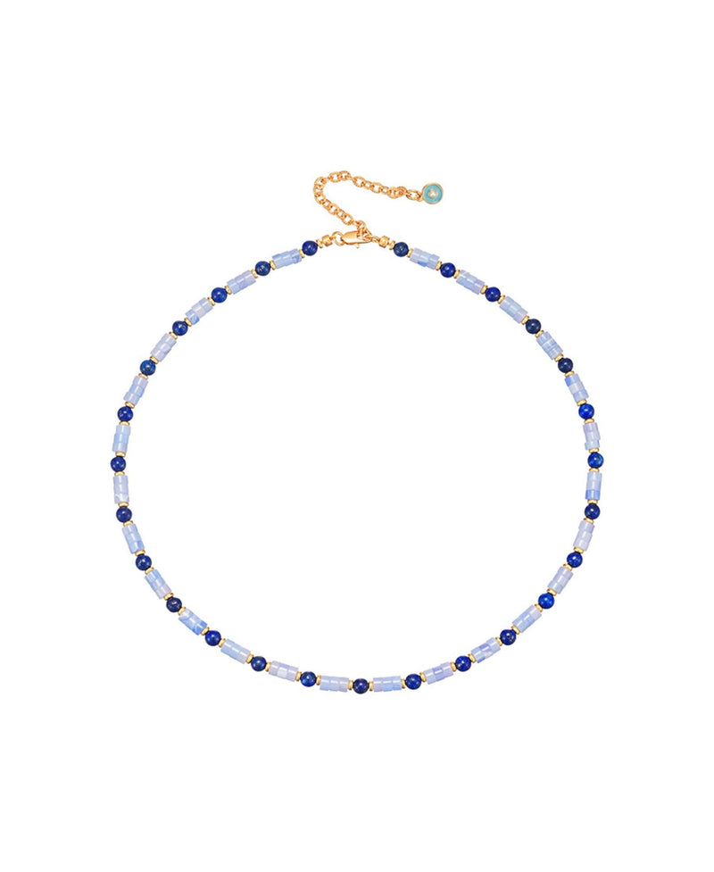 Lapis Lazuli Beaded Necklace Set