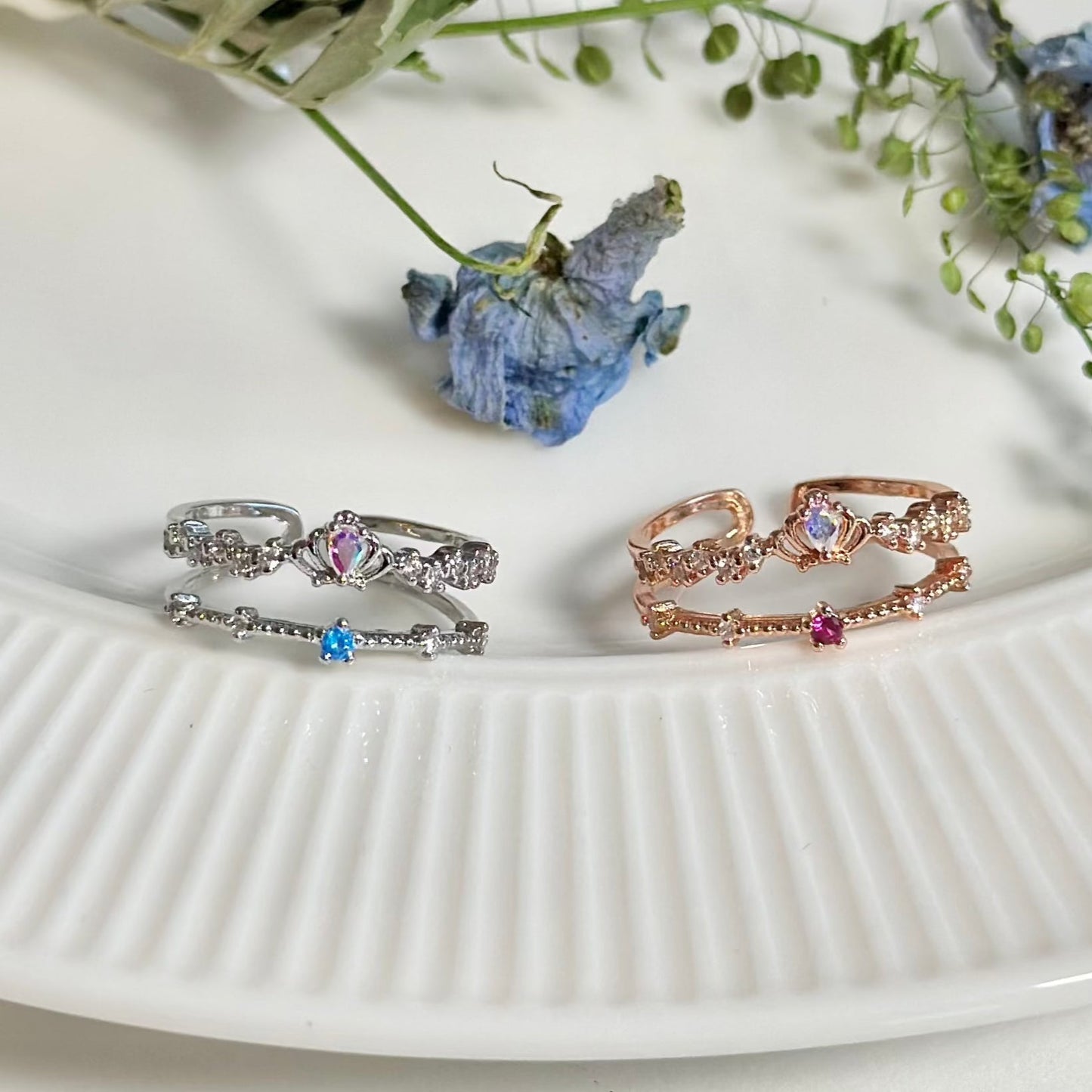 [] Valentina Silver Tiara Ring