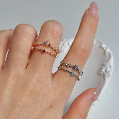 [] Valentina Silver Tiara Ring