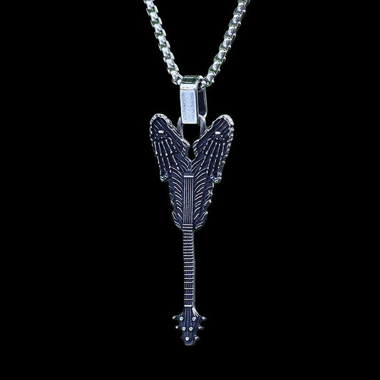 Skull Hands Guitar Pendant