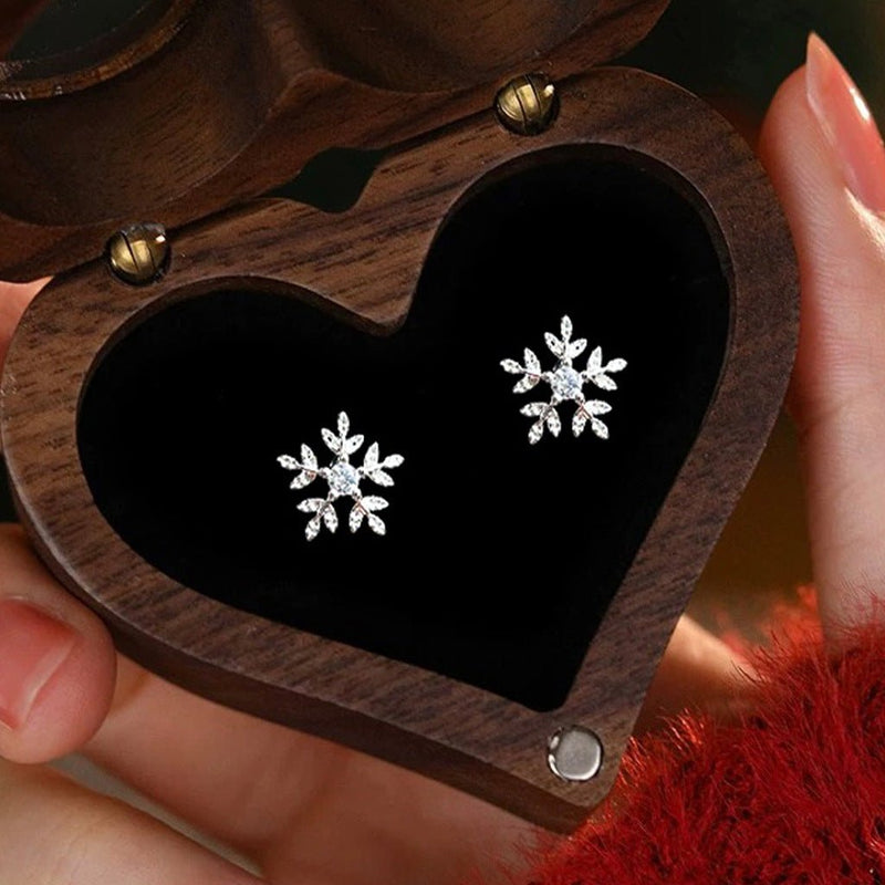 Snowflake Stud Earrings