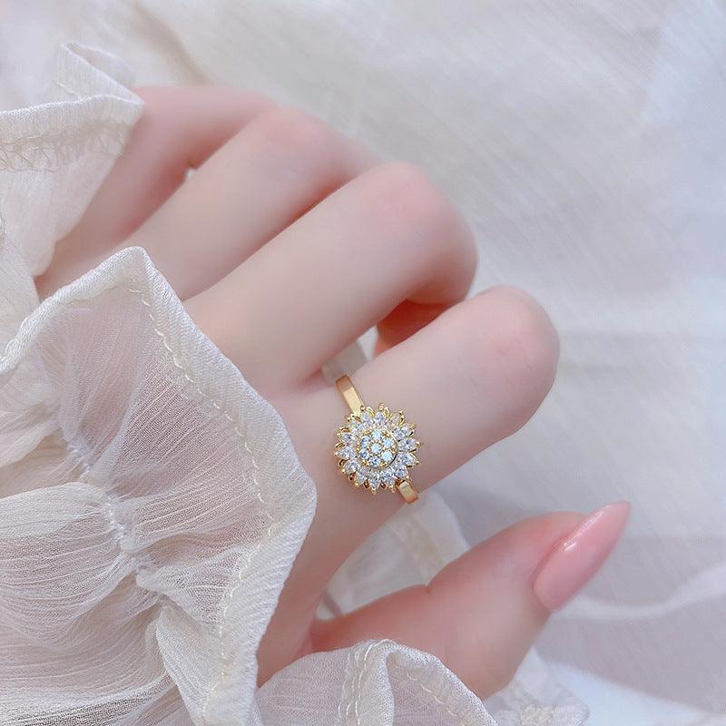 [] Spinning Sunflower Collection (ring/earrings/necklace)