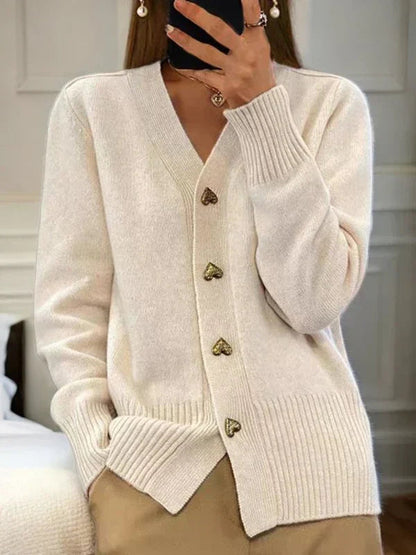Faith - Heart Knit Cardigan