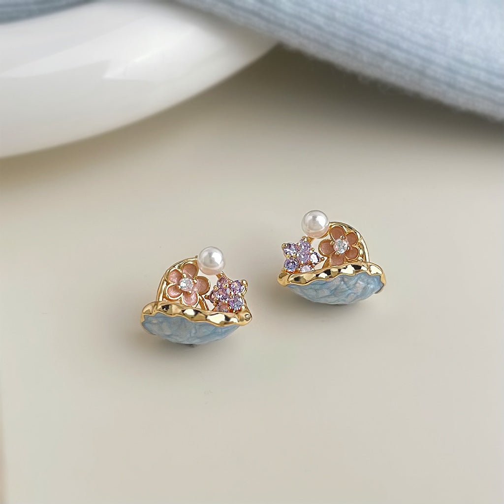 Spring Basket Earrings