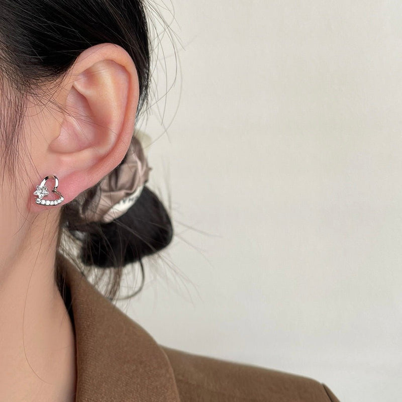 Stellar Heart Earrings